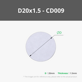 Round Magnetic Stickers