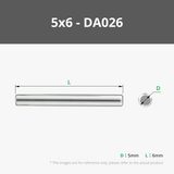 D5 Edelstahl-Passstift