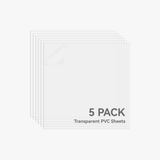 0.3mm Transparent PVC Sheet (5pcs)