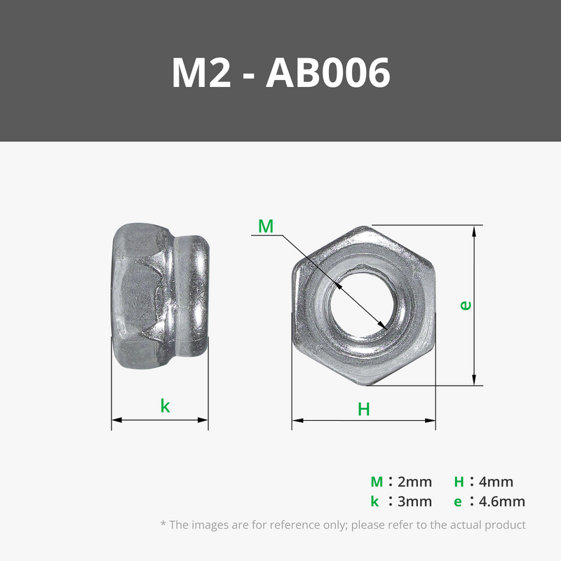 M3-M6 Self Locking Hex Nut