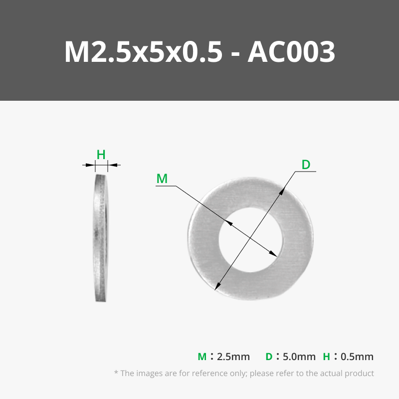 M2-M3 Carbon Steel Flat Washer