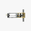N20 Dual Shaft Worm Gear Motor