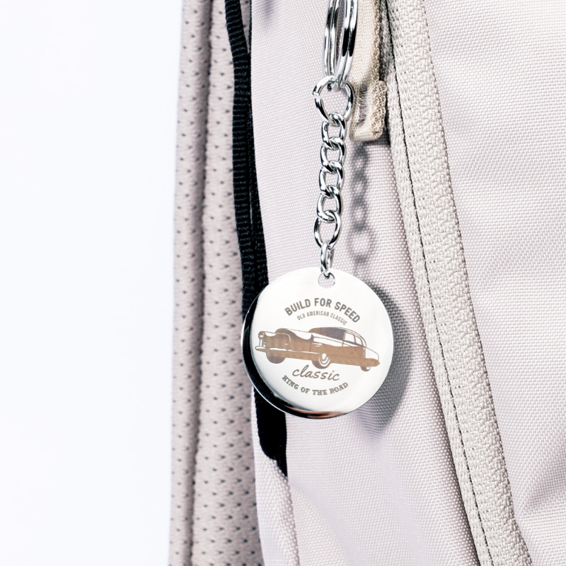 Round Stainless Steel Tag (5pcs)