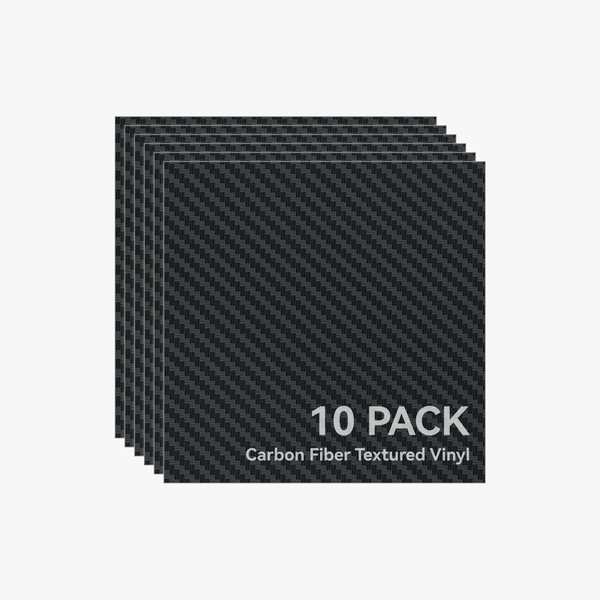 Carbon Fiber Textured Removable Vinyl (10pcs)