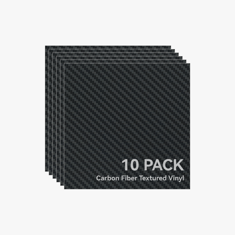 Carbon Fiber Textured Removable Vinyl (10pcs)